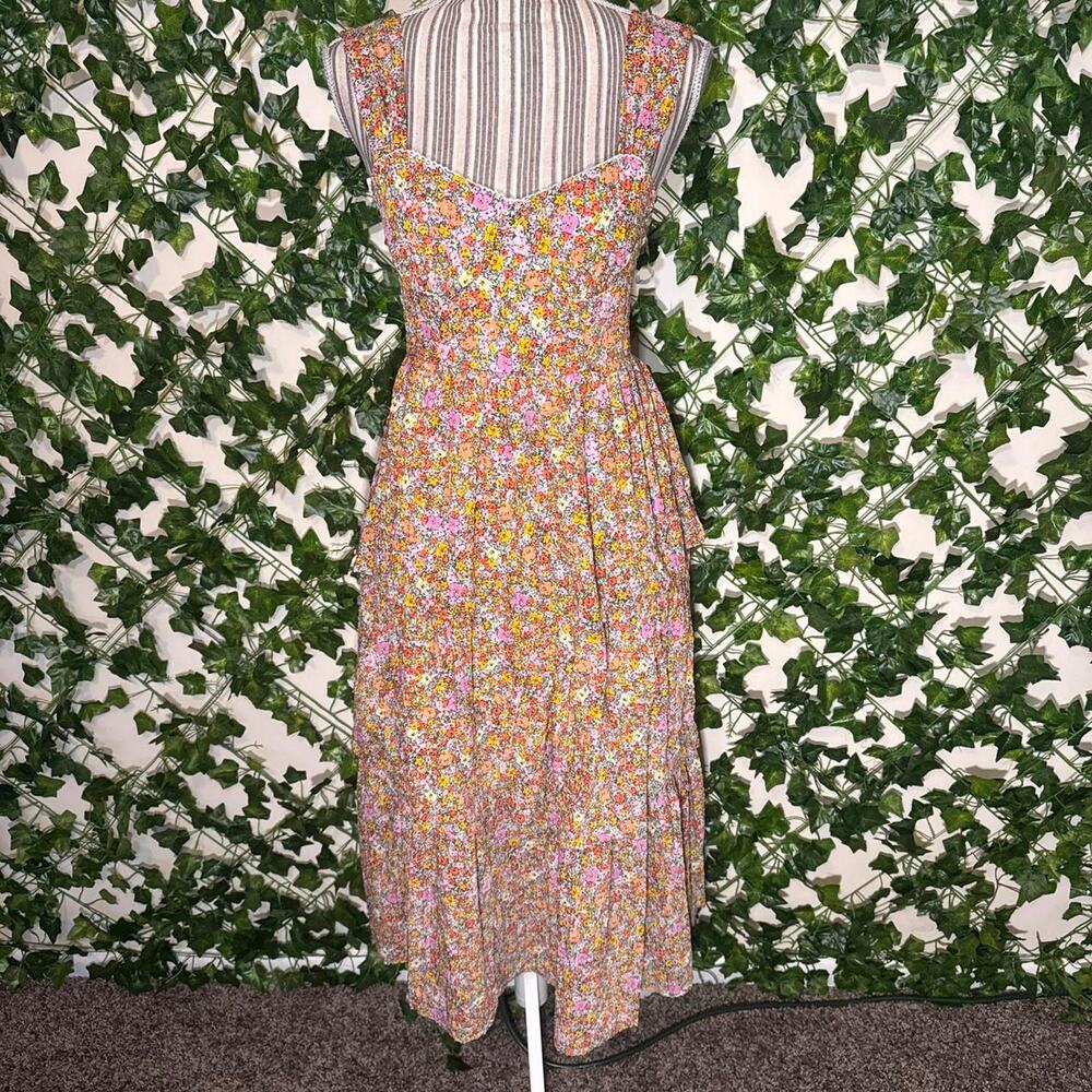 New no boundaries floral tiered maxi dress